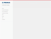 Tablet Screenshot of primusfinancial.com
